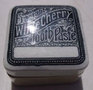 FRAGRANT WHITE CHEERY TOOTH PASTE POT LID AND BASE 2