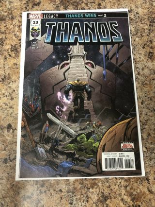 Thanos 13 First Printing,  1st Cosmic Ghost Rider Donny Cates Nm