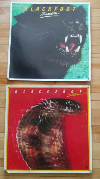 Vintage 1970s Blackfoot Record Album In Store Promo Advertising