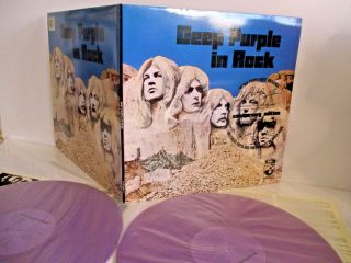 Deep Purple In Rock 25th Anniversary Edition 2lp Colored Vinyl Uk Emi