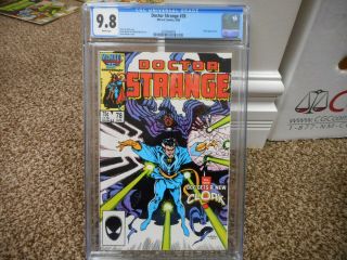 Doctor Strange 78 Cgc 9.  8 Marvel 1986 White Pgs Sorcerer Supreme Dr Cloak