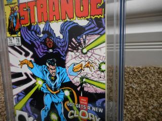 Doctor Strange 78 cgc 9.  8 Marvel 1986 WHITE pgs Sorcerer Supreme Dr Cloak 4