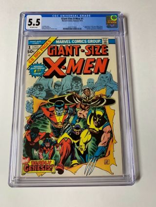Giant - Size X - Men 1 Cgc 5.  5 1st Nightcrawler Colossus Storm 2nd Wolverine Marvel