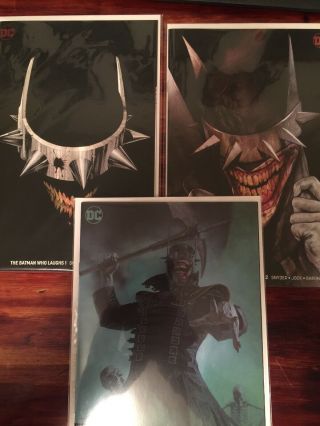 The Batman Who Laughs 1,  2,  3 Variant Covers Nm 2019 Dc Comics