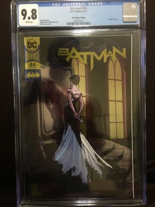 Batman 44 Cgc 9.  8 Dc Boutique Edition Gold Foil Cover