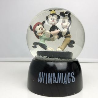 Vintage 90’s Animaniacs Snow Globe 1994 Warner Bros Wb Yakko Wakko Dot