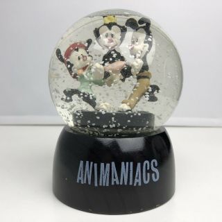 Vintage 90’s ANIMANIACS Snow Globe 1994 Warner Bros WB Yakko Wakko Dot 2