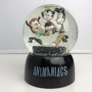 Vintage 90’s ANIMANIACS Snow Globe 1994 Warner Bros WB Yakko Wakko Dot 4