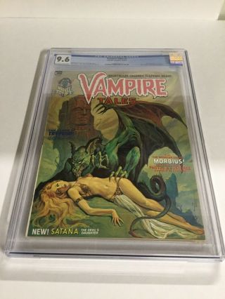 Vampire Tales 2 Cgc 9.  6 Ow/w Pages First App.  Of Satana Marvel Comics 2026037013