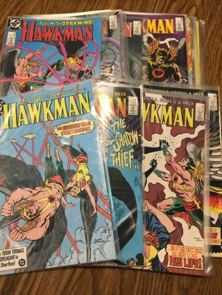 Dc Comics 1986 1987 Hawkman Complete 1 - 17 And Special 1