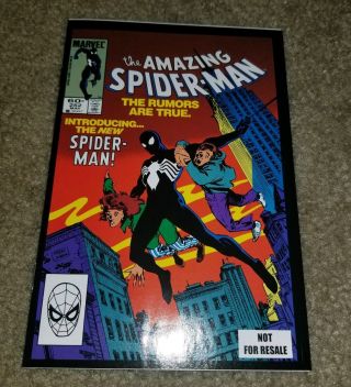 Marvel Comic Spider - Man 252 Nm,  1st App Black Suit Venom Rare Promo Htf