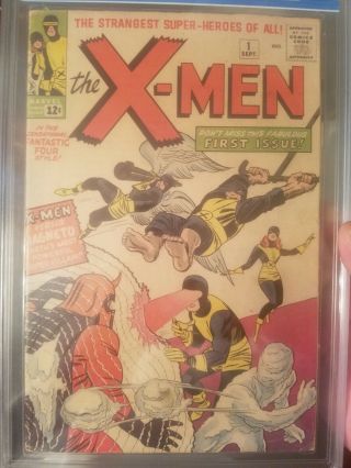 Uncanny X - Men (1st Series) 1 1963 Cgc 3.  5 Universal.  Jack Kirby Art.