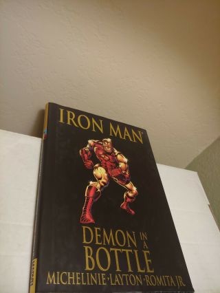 Iron Man Demon In A Bottle Hardcover Hc John Romita Jr 120 - 128 Avengers Endgame