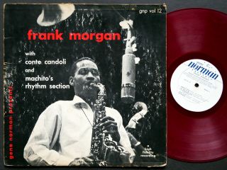 Frank Morgan Gene Norman Lp Gnp Vol 12 Us 1955 Dg Mono Conte Candoli Machito