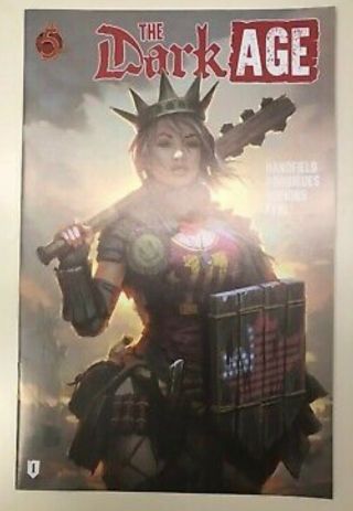 The Dark Age 1 1:10 Incentive Variant - Red 5 Comics 2019 1st Print Nm 