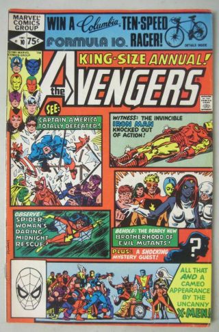Avengers Annual 10 Marvel Comics 1981 X - Men 1st Rogue & Madelyne Pryor