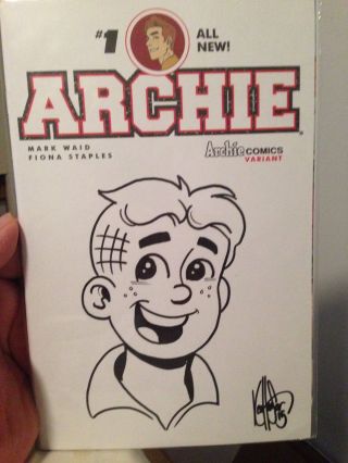 Archie 1 Archie Sketched & Signed By Artist Ken Haeser Limited Edition