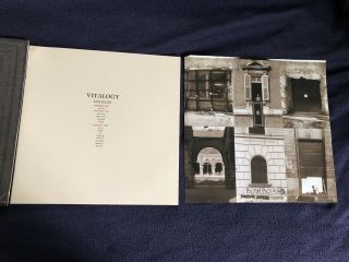 PEARL JAM “Vitalogy” LP record 1st press,  1994 EPIC 66900 EX/VG, 5