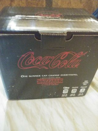 Stranger Things Coke Coca Cola 1985 Limited Collectors Pack In Hand