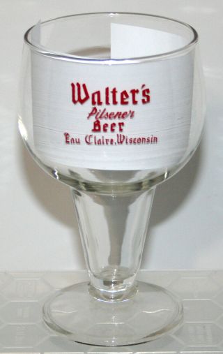 Walter Brewing Co.  Eau Claire,  Wi.  Vintage 1950 