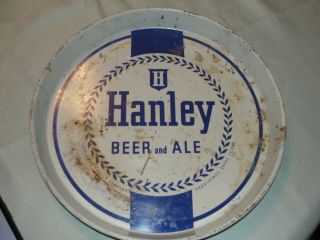 Vintage Hard To Find Hanley Beer & Ale Serving Tray " The James Hanley Co.  1934 - 1