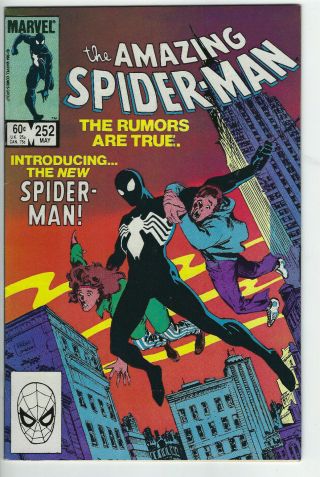 Spider - Man 252 1st App.  Of Black Symbiote Costume (nm)