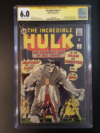 INCREDIBLE HULK 1 to 6 CGC 6.  0 All SIGNED SS STAN LEE 1ST AVENGERS IRON MAN 181 2