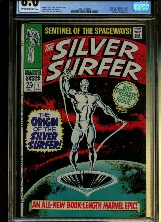 Silver Surfer 1 CGC 8.  0 | Marvel 1968 | Origins of Silver Surfer & Watchers. 2