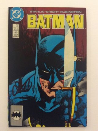 Batman 422 - Signed By Writer Jim Starlin