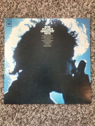 Bob Dylan Greatest Hits 2 Eye Mono Milton Glaser Poster Vinyl Kcl 2663