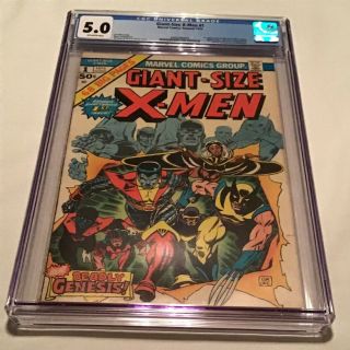 Giant Size X - Men 1 Cgc 5.  0 Off White Pages