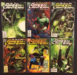 Green Lantern Rebirth 1 - 6 Comic Books Dc 2004 Full Series Geoff Johns Vf
