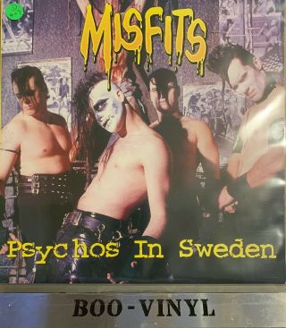 Misfits - Psychos In Sweden Red Vinyl Record Rare Punk Ex Con
