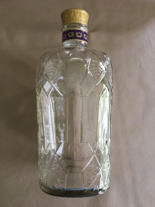 CROWN ROYAL Blended Canadian Whisky 1 L Empty Bottle 2