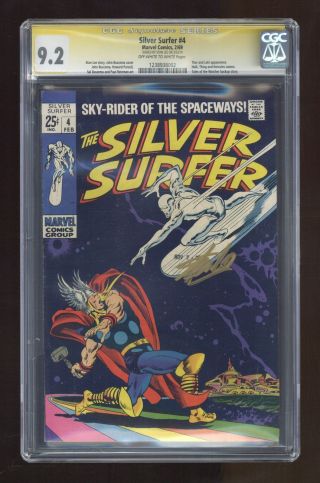 Silver Surfer (1968 1st Series) 4 Cgc 9.  2 Ss Stan Lee 1238938002