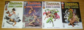 Tarzan/john Carter Warlord Of Mars 1 - 4 Vf/nm Complete Series - Bruce Jones Set