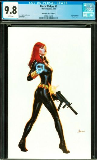 Black Widow 1 Cgc 9.  8 Anacleto Virgin Marvel Avengers Endgame Iron Man