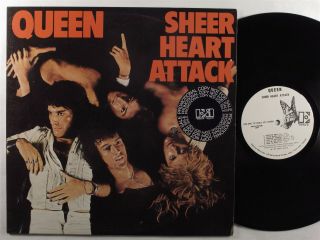 Queen Sheer Heart Attack Elektra Lp Vg,  /nm Gatefold Wlp W/ Poster