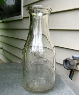 Old Milk Bottle - One Pint Logan 