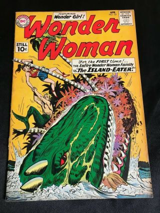 Wonder Woman 121 Comic Book (dc,  1961) Silver Age,