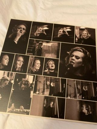 ADELE HAND SIGNED 25 VINYL RECORD LP UNPLAYED RECORD GREAT AUTOGRAPH 4