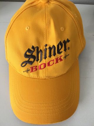 Shiner Bock Beer Baseball Hat Embroidered Cap