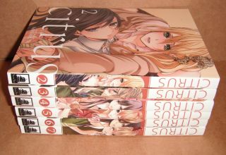 Citrus Vol.  2,  3,  4,  5,  6,  7 Manga Graphic Novels Complete Set English