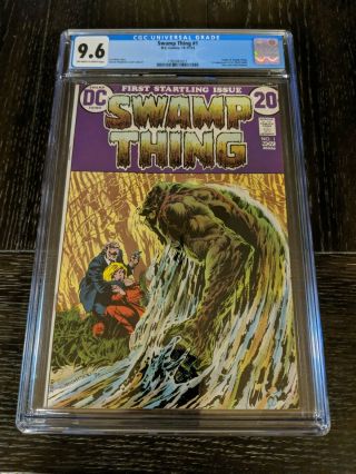 Swamp Thing 1 Cgc 9.  6 Nm 1972 (2nd Appearance) Ow/w Pages Wrightson Cover