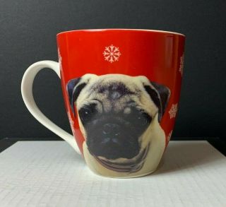 Pfaltzgraff 18 Oz Porcelain Pug Dog Mug