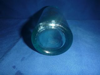 Aqua blown Glass Blob Top Hutch Hutchinson Soda Bottle Concord Bottling Co N.  H 4
