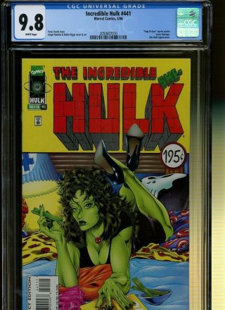 Incredible Hulk 441 Cgc 9.  8 | Marvel | Pulp Fiction Movie Poster Homage Cover.