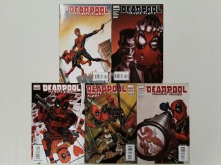 Deadpool : Suicide Kings 1,  2,  3,  4,  5 (2009,  Marvel) Great Books Nm/vf