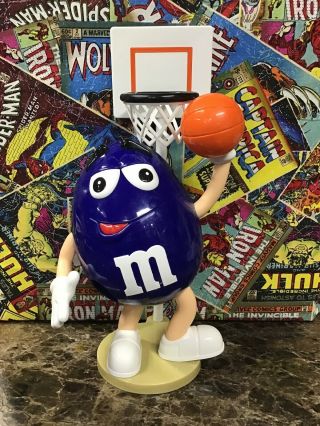 M&m Blue Basketball Player Candy Dispenser