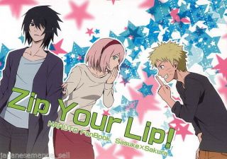 Naruto Doujinshi Sasuke X Sakura Zip Your Lip (b5 32pages) Mirai Airline